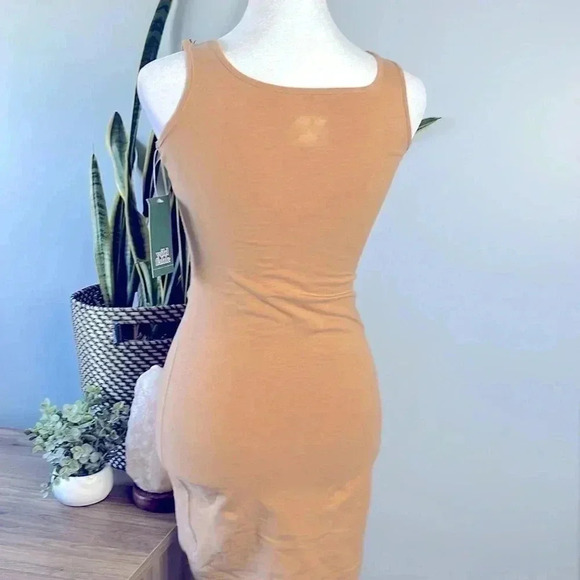 NWT XS Womens Wild Fable Tan Camel Mini Dress - Picture 4 of 4